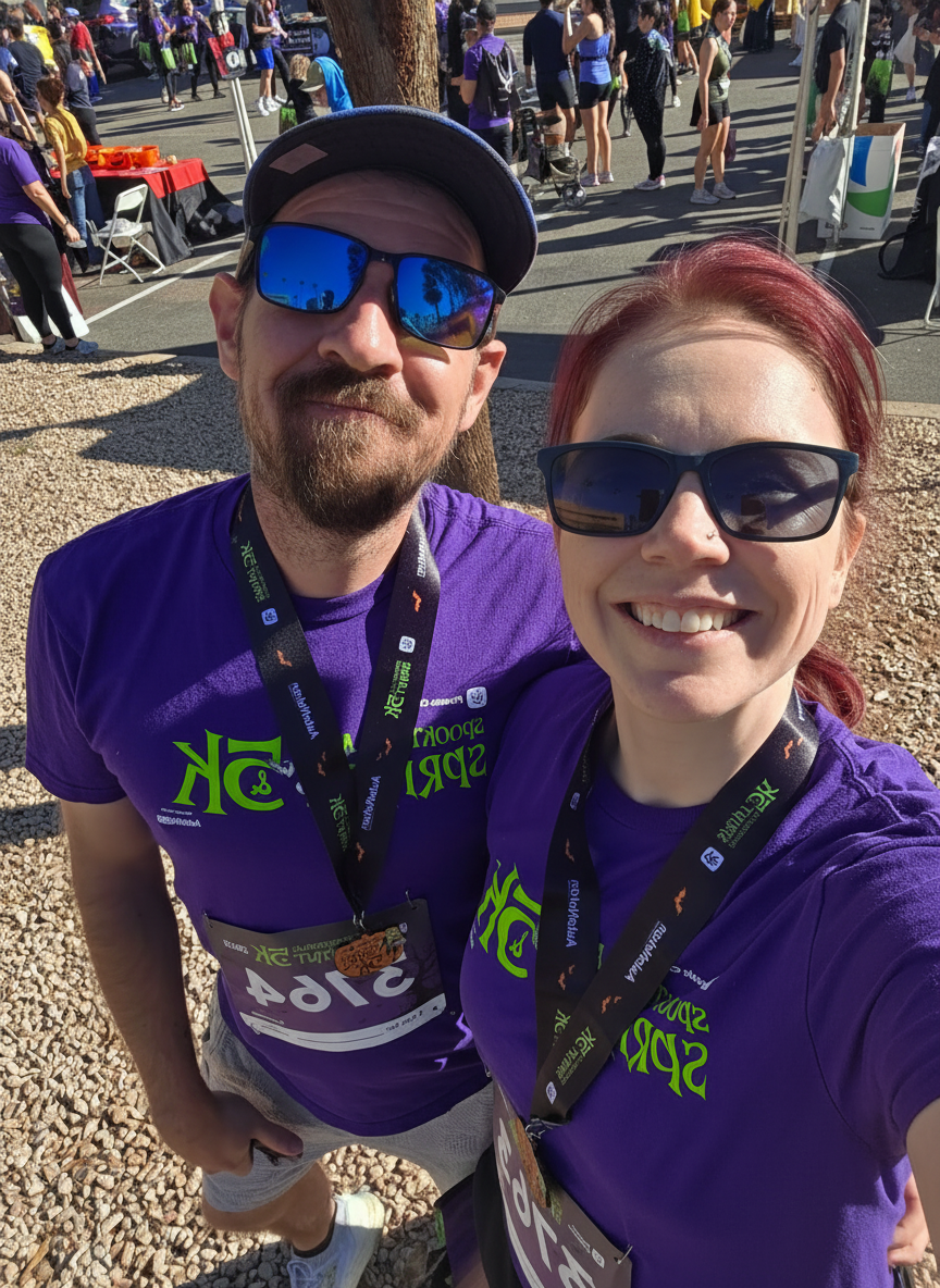 Techbros® electronics recycling team at Spooky Sprint 5K community race