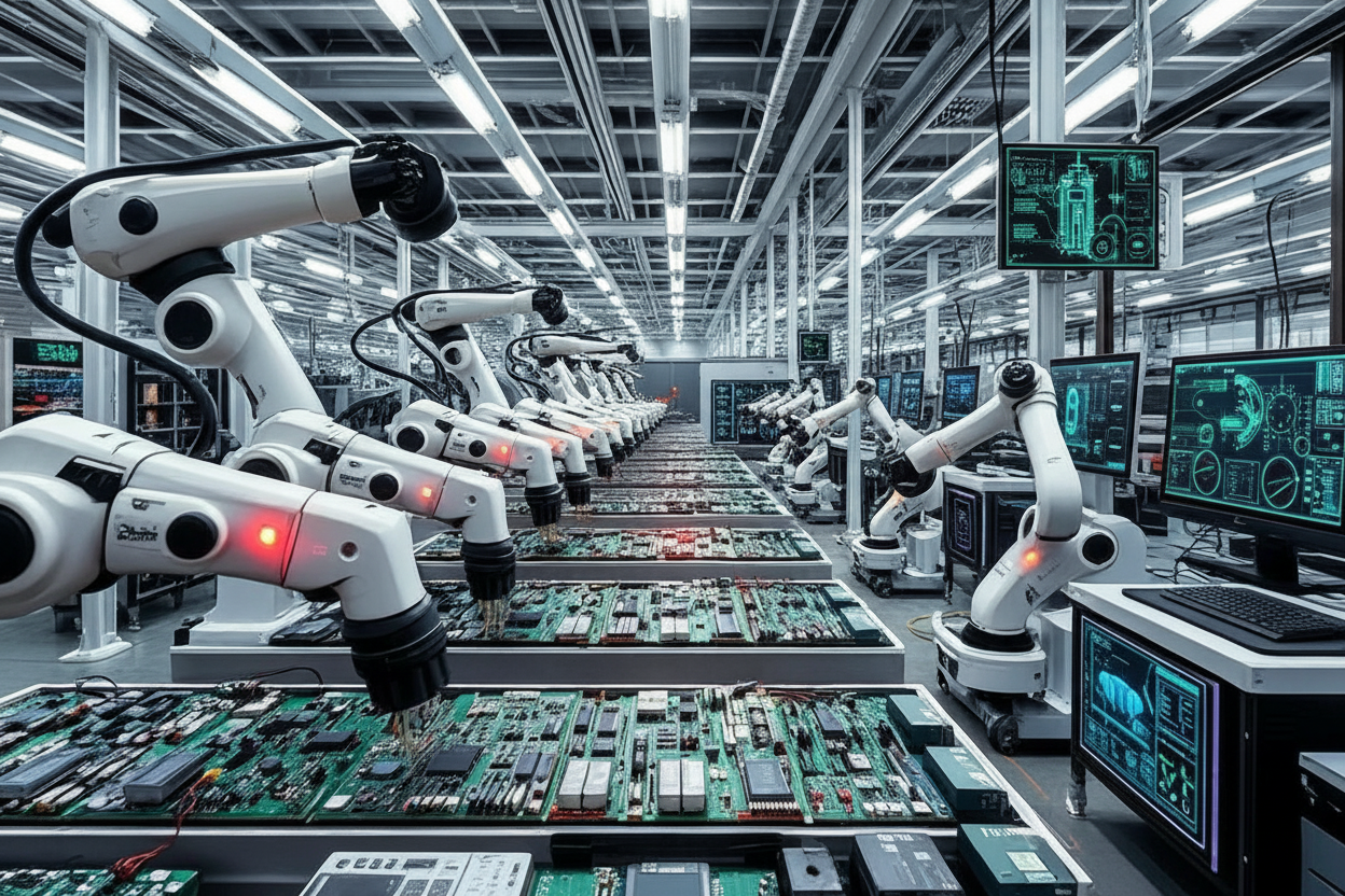 Techbros® AI-integrated ITAD and e-waste electronics recycling processing facility in Arizona