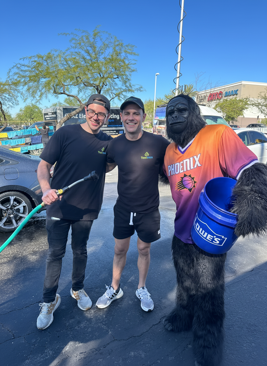 Techbros® ITAD company at Phoenix Suns community sustainability event