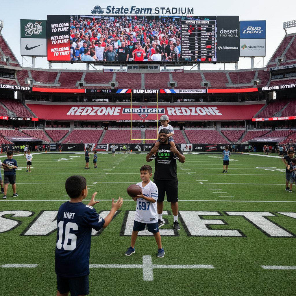Techbros® IT asset disposition team at State Farm Stadium community field event