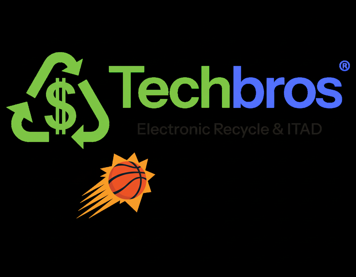 Waste Today Magazine coverage of Techbros® electronic recycling and Phoenix Suns sustainability partnership